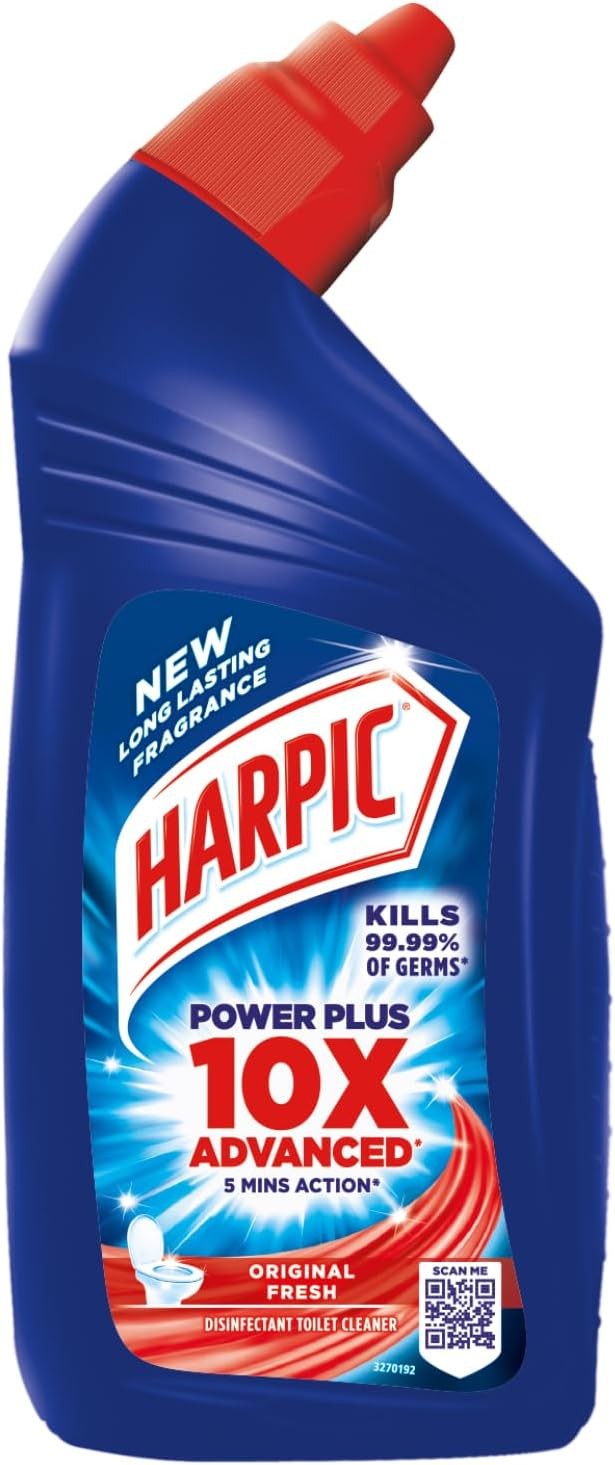 Harpic Fresh Disinfectant Toilet Cleaner Liquid, Pine - 500 ml